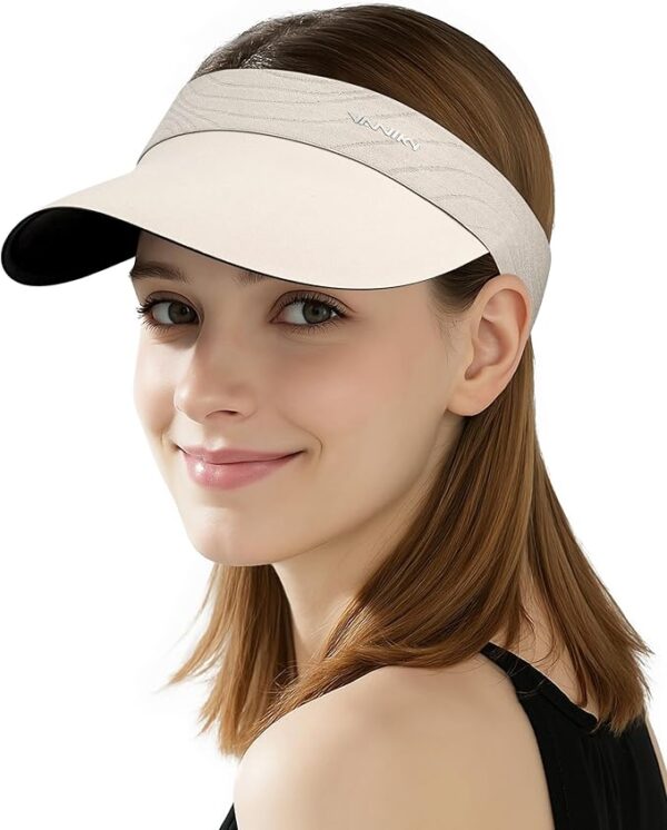 Sun Visor Hat for Women,UPF50+ Seamless Sun Hats Men Women