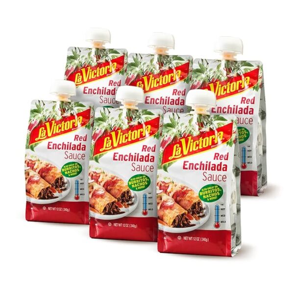 La Victoria Red Enchilada Sauce, 12 Oz, 6 Count